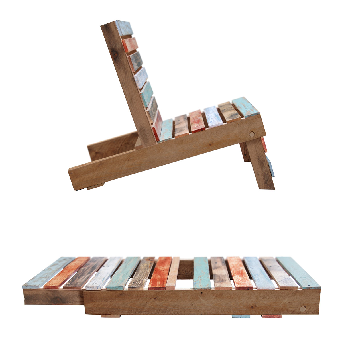 Magnetic Pallet Adirondack Chair Inhabits Cool Stuff For Your Home